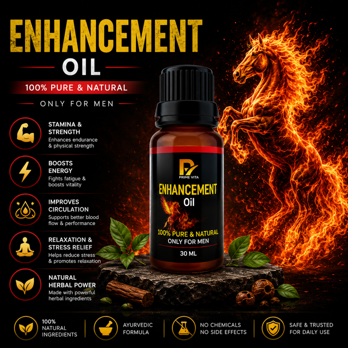 EXCLUSIVELY FOR MEN'S VITALITY & WELLNESS