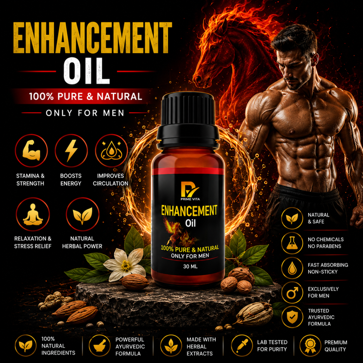PURE AYURVEDIC & CHEMICAL-FREE FORMULA