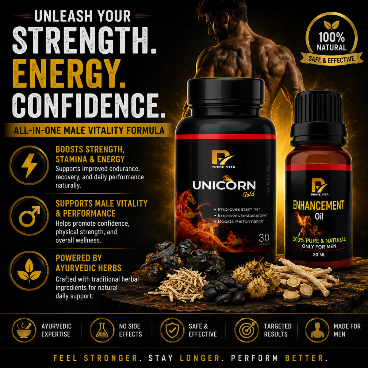 100% NATURAL AYURVEDIC BLEND
