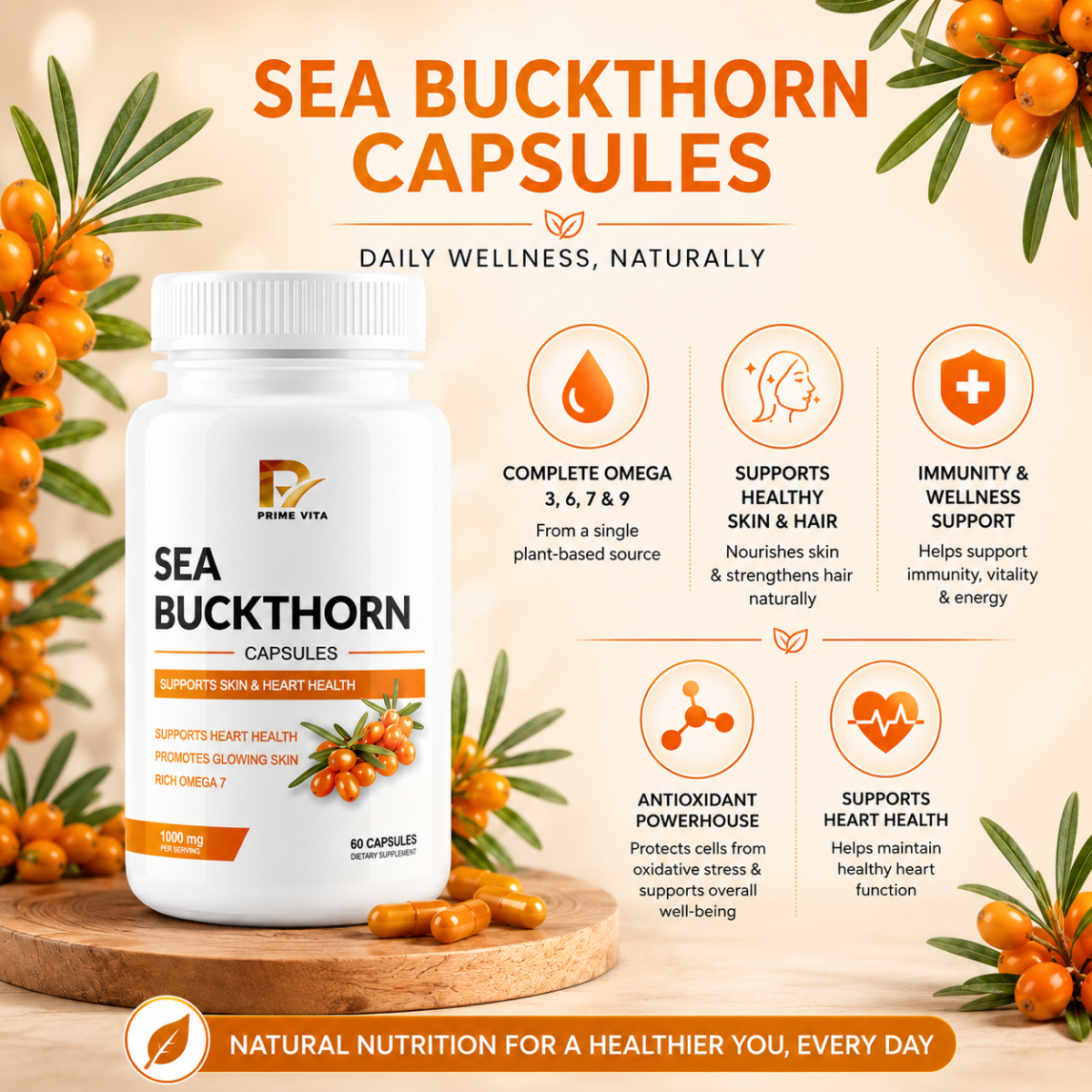 SUPPORTS DAILY ENERGY & ACTIVE LIFESTYLE