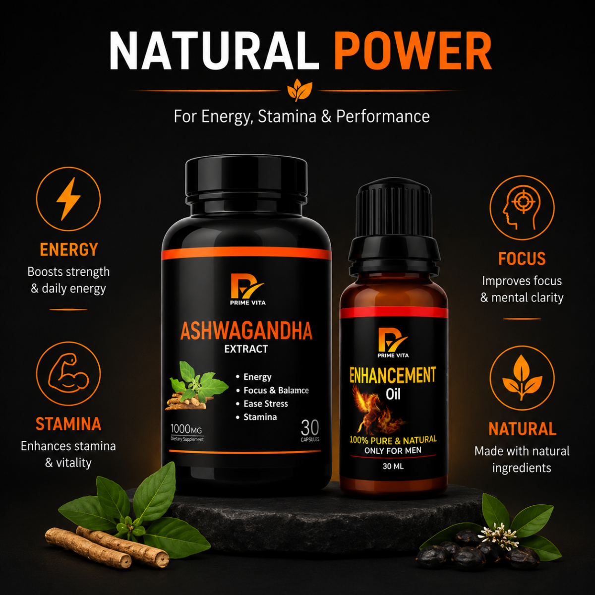 HIGH-STRENGTH ASHWAGANDHA CAPSULES 