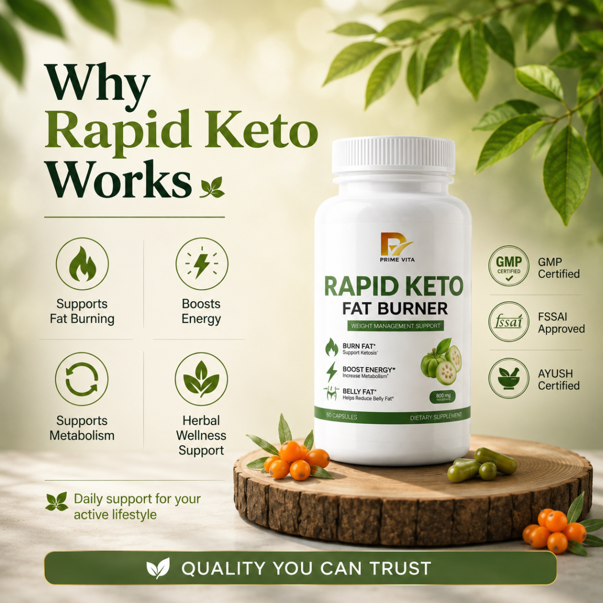 ENRICHED WITH HERBAL INGREDIENTS