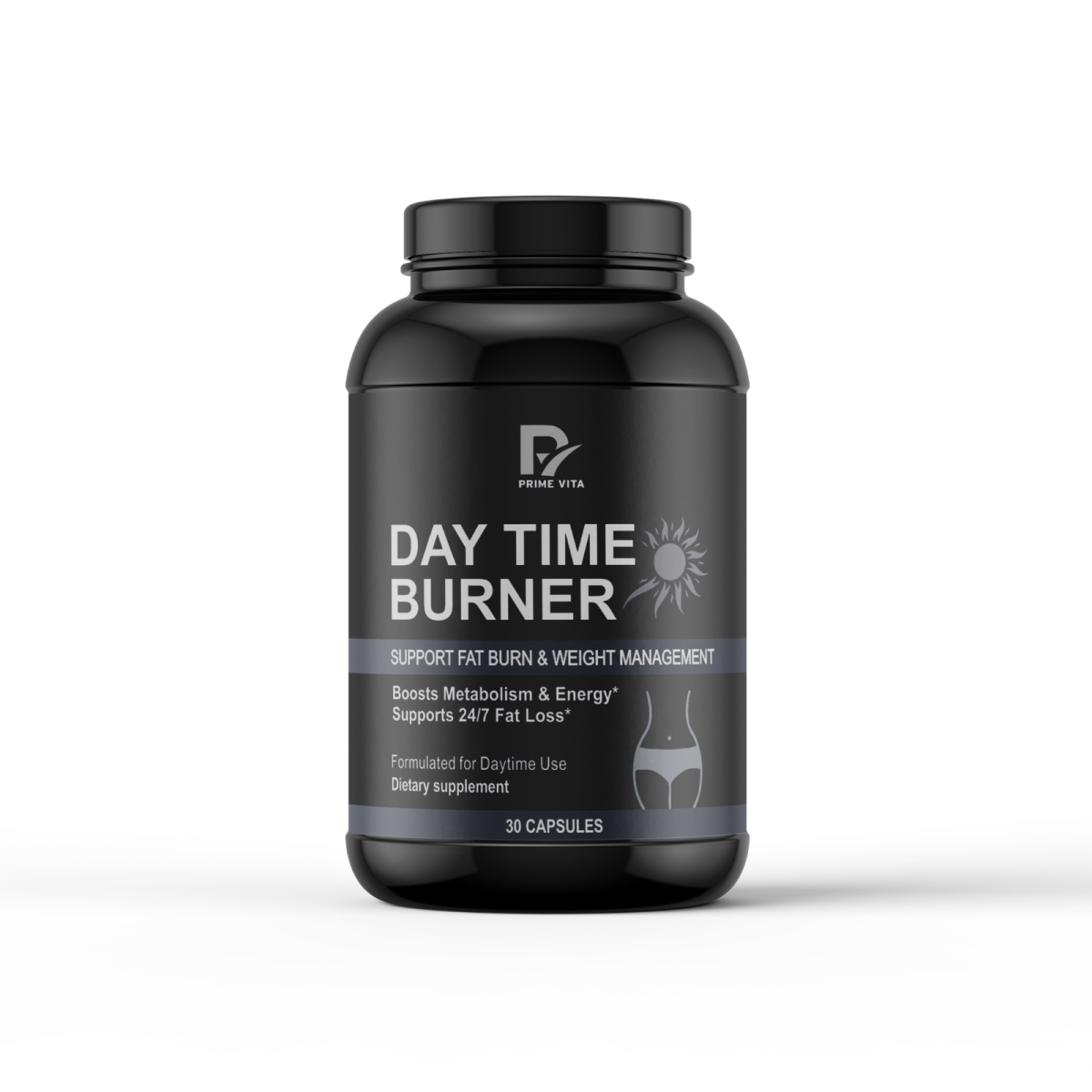 Day Time Burner Capsules | Fat Burn & Weight Management | Garcinia Cambogia, Green Coffee & Green Tea Extract | Boosts Metabolism & Energy | Supports 24/7 Fat Loss | 30 Capsules
