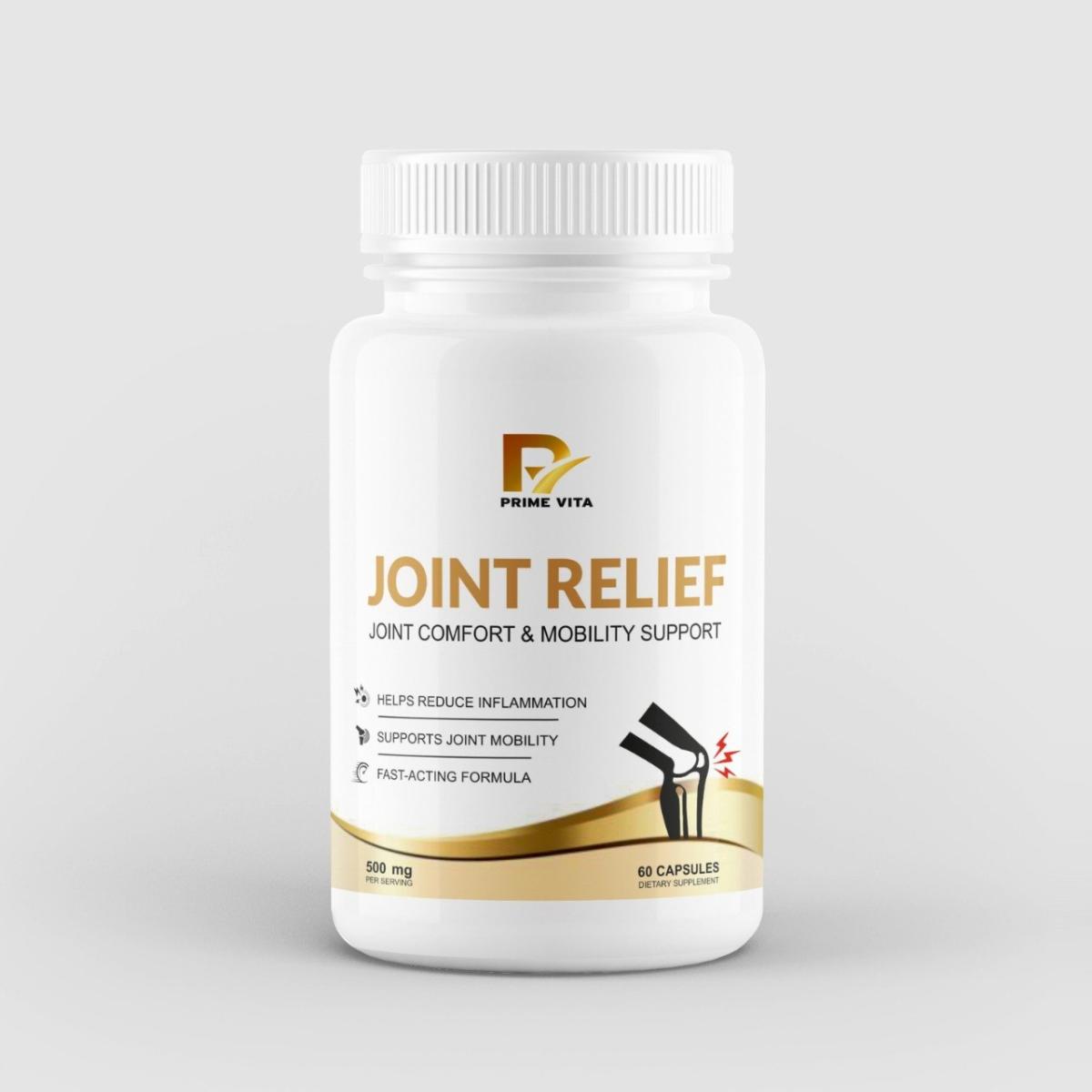 Joint Relief Capsules | Advanced Joint Comfort & Mobility Support | Boswellia, Turmeric, Shallaki & 10 Powerful Herbs | Reduces Inflammation | Fast-Acting Formula | 60 Capsules